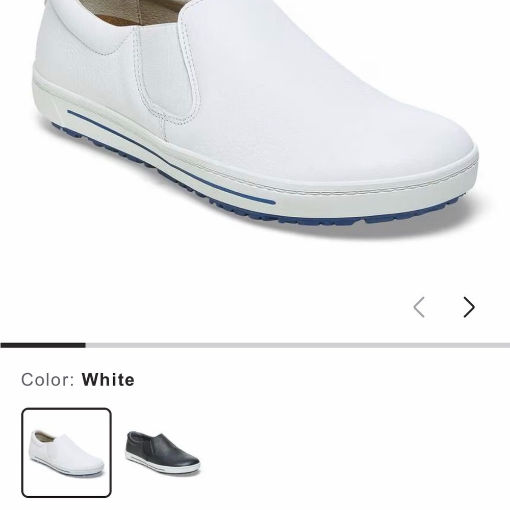 Birkenstock Women's White Slip-On Sneakers